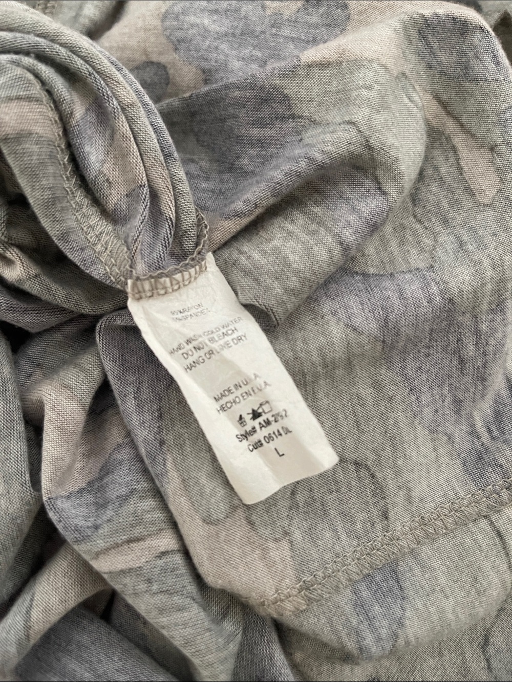 Three Bird Nest - Camo V-Neck Maxi Dress - no pockets - Picture 3 of 3